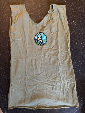 Sleeveless Olive Tank with Coastal Logo